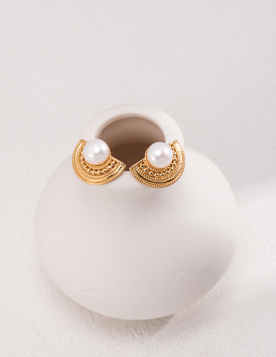 Sterling Silver Pearl Earrings